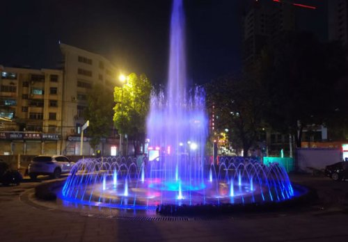 旱地廣場音樂噴泉